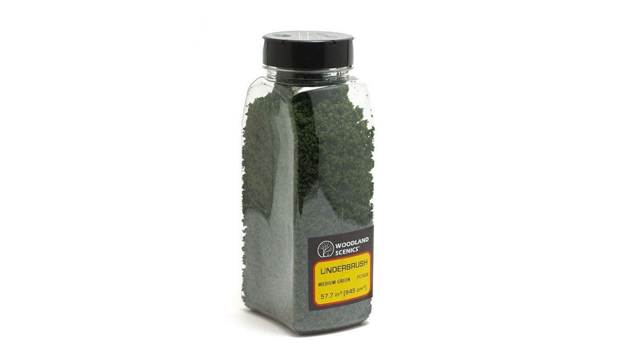 FC1636 Woodland Scenics Underbrush - Medium Green