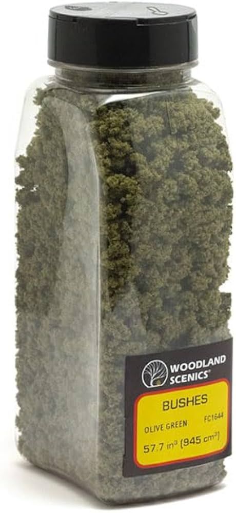 FC1644 Woodland Scenics Bushes - Olive Green