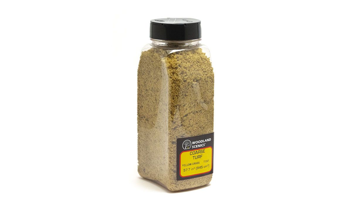 T1361 Woodland Scenics Coarse Turf - Yellow Grass
