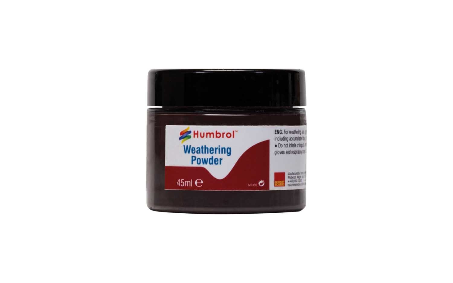 AV0011 Humbrol Weathering Powder: Black - (45ml)
