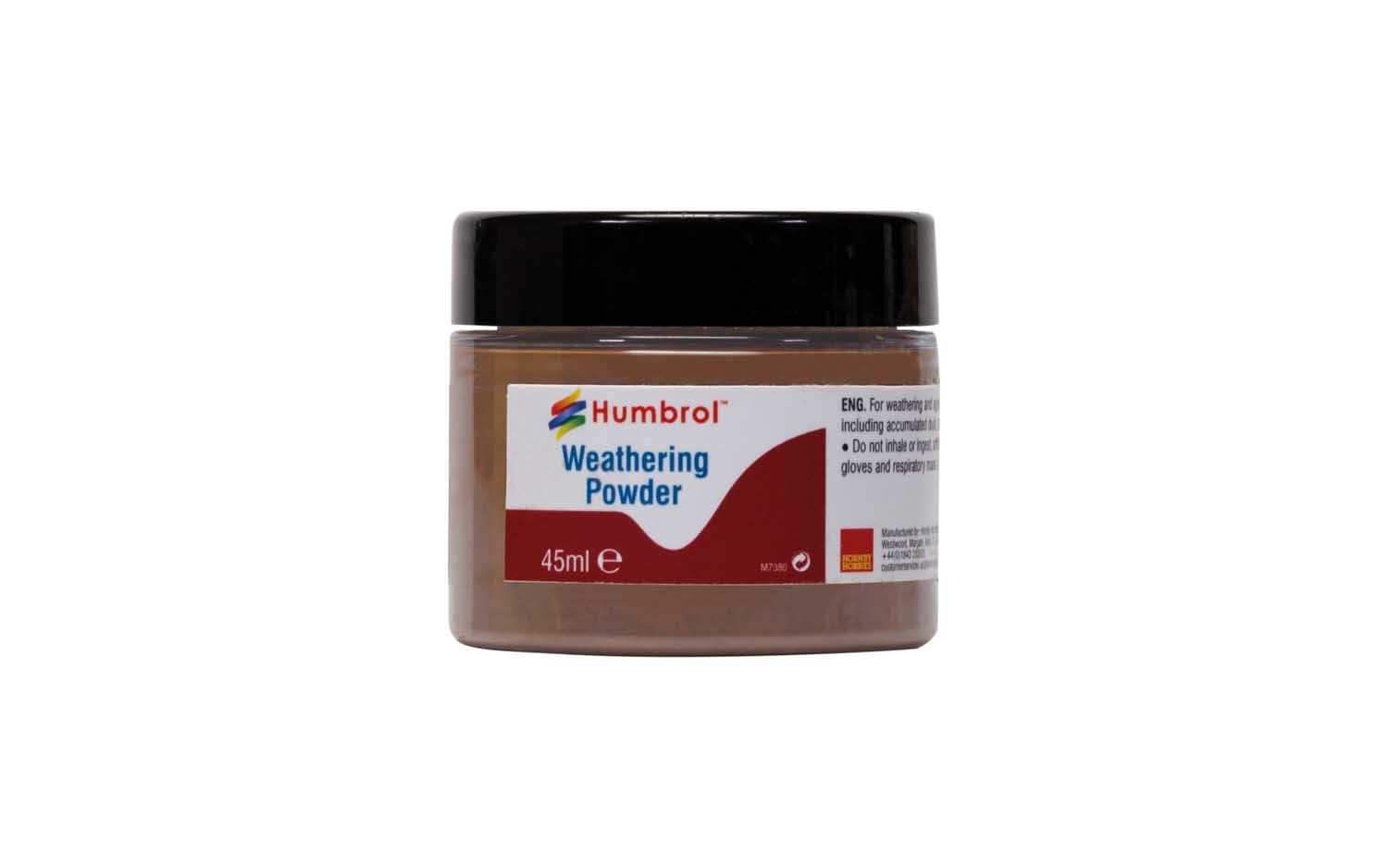 AV0019 Humbrol Weathering Powder: Dark Rust - (45ml)