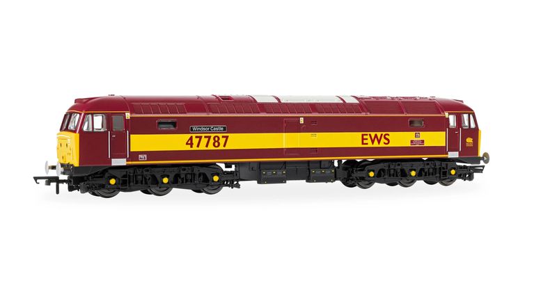 Hornby R30541 OO Gauge  RailRoad: EWS - Class 47 - 'Windsor Castle' 47787