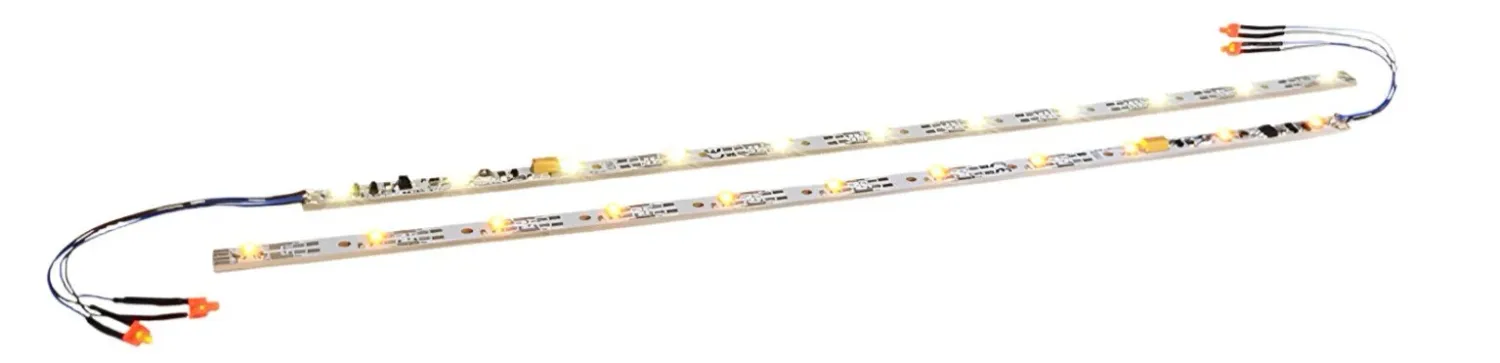 ESU Loksound 50700 LED lighting strip with taillight, 255mm, 11 LEDs 'warm-white'.
