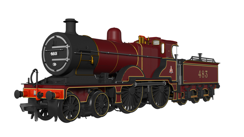 Rapido 974002  OO Gauge MR 483 No.483 Midland Railway Crimson