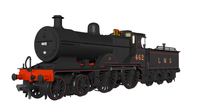 Rapido 974007 OO Gauge MR 483 No.462 LMS Lined Black