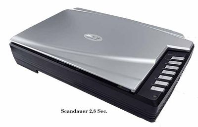 A3 Scanner konfiguriert für Foot-Scan Software "footSteps u. orthomoveScan"