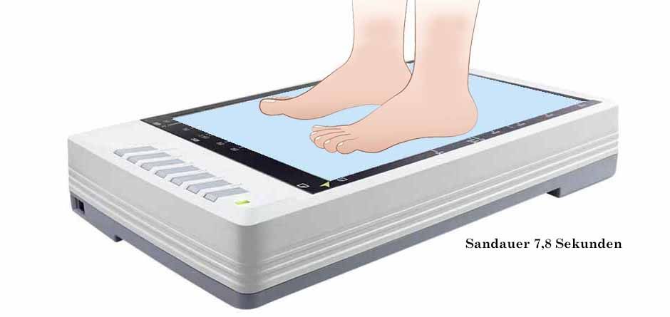 A3 Scanner konfiguriert für Foot-Scan Software "footSteps u. orthomoveScan"
