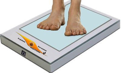 Flachbettscanner für A4 FootScan inklusive Sicherheitsbox