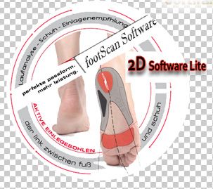 2 D FootScan-Software Lite "Footsteps Version 1.0"