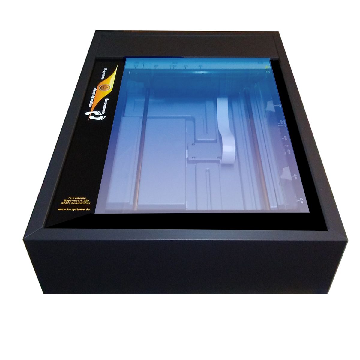2D Scan - Scansystem A3 "für beide Füße" FootScan inklusive Sicherheitsbox mit Software. Scandauer unter 10 Sekunden
