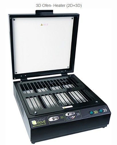 Ofen für 2D und 3D Einlagenanpassung