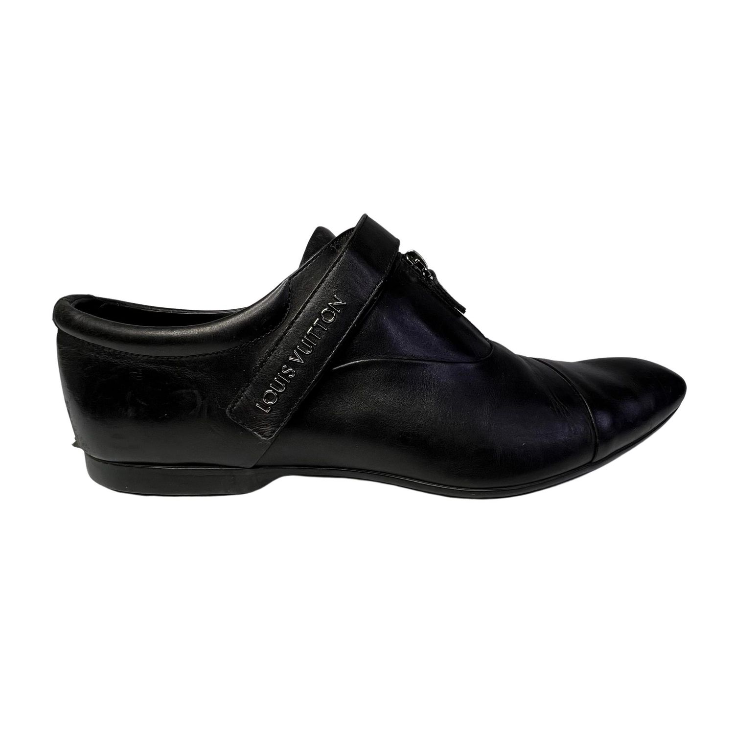 LOUIS VUITTON BLCK LEATHER MEXICO OXFORD (US 9.5)