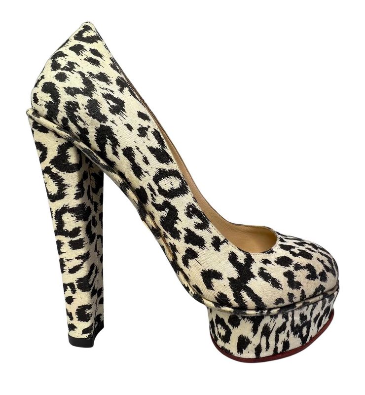CHARLOTTE OLYMPIA LEOPARD PUMP (EU 36)