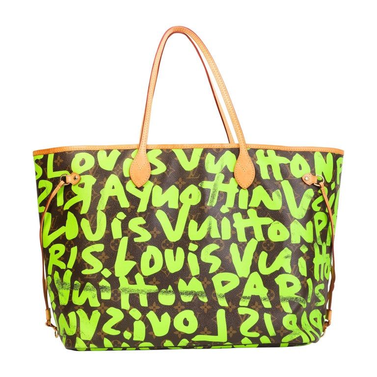 LOUIS VUTTON STEPHEN SPROUSE MONOGRAM GRAFFITI NEVERFULL GM TOTE