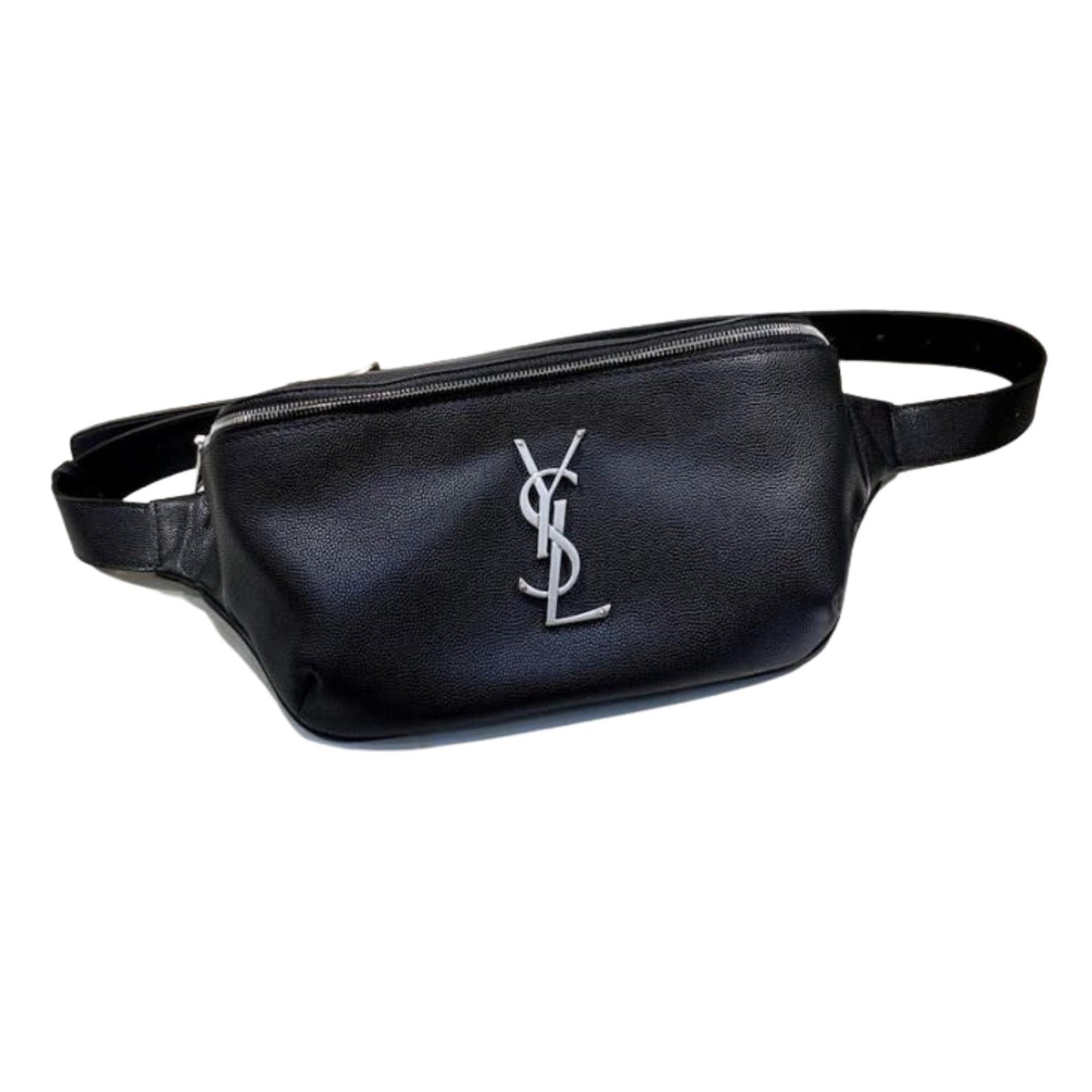 SAINT LAURENT MONOGRAM LEATHER BELT BAG (569737)