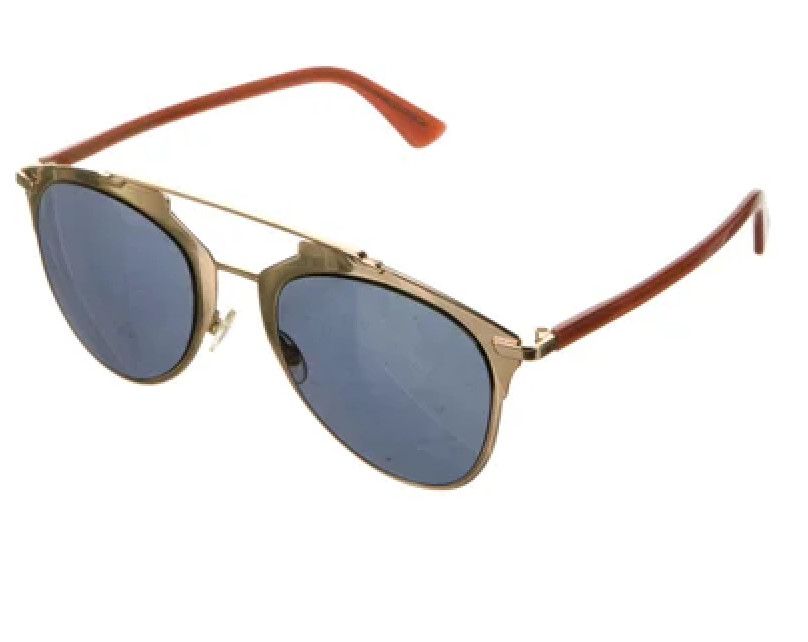 DIOR TORTISHELL MIRRORED AVIATORS
