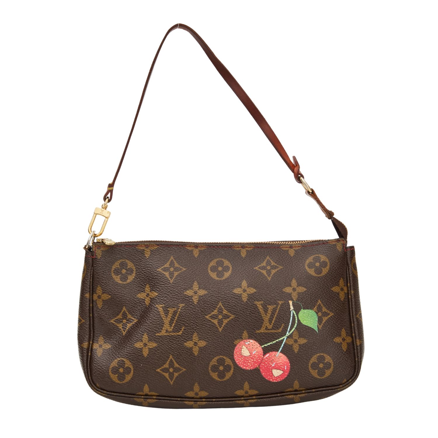 LOUIS VUITTON POCHETTE ACCESSORIES MONOGRAM MURAKAMI CHERRY (2004)