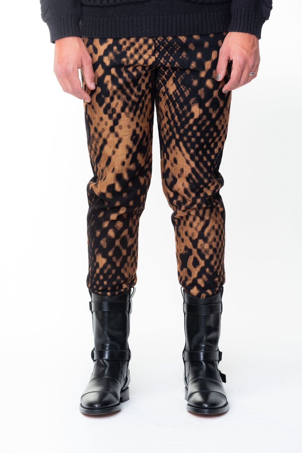 BALMAIN BLACK LEATHER BOOTS (43 EU)