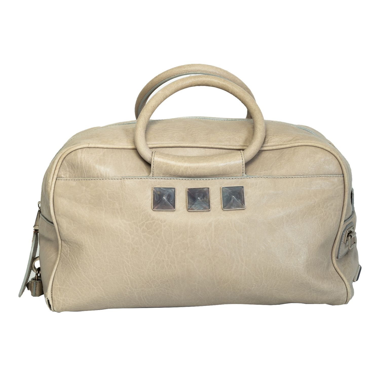 MARC JACOBS ANDY TAUPE SATCHEL