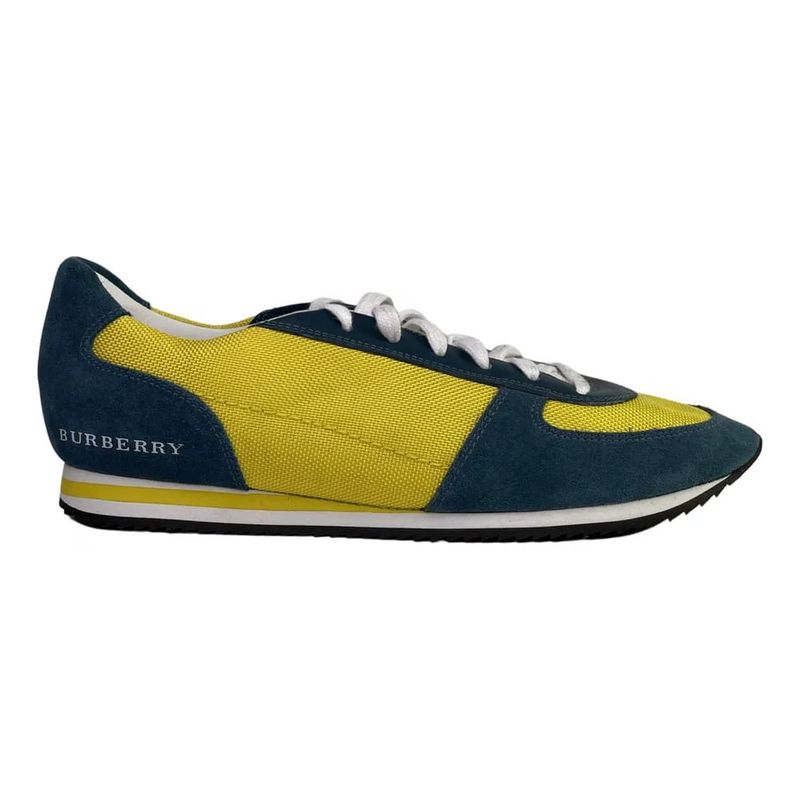 BURBERRY NYLON SUEDE POP SNEAKERS (39 EU) WOMENS