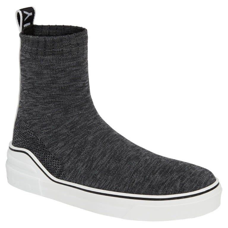 GIVENCHY GEORGE V KNIT SOCK SLIP ON SNEAKERS GREY (42 EU) R$1200