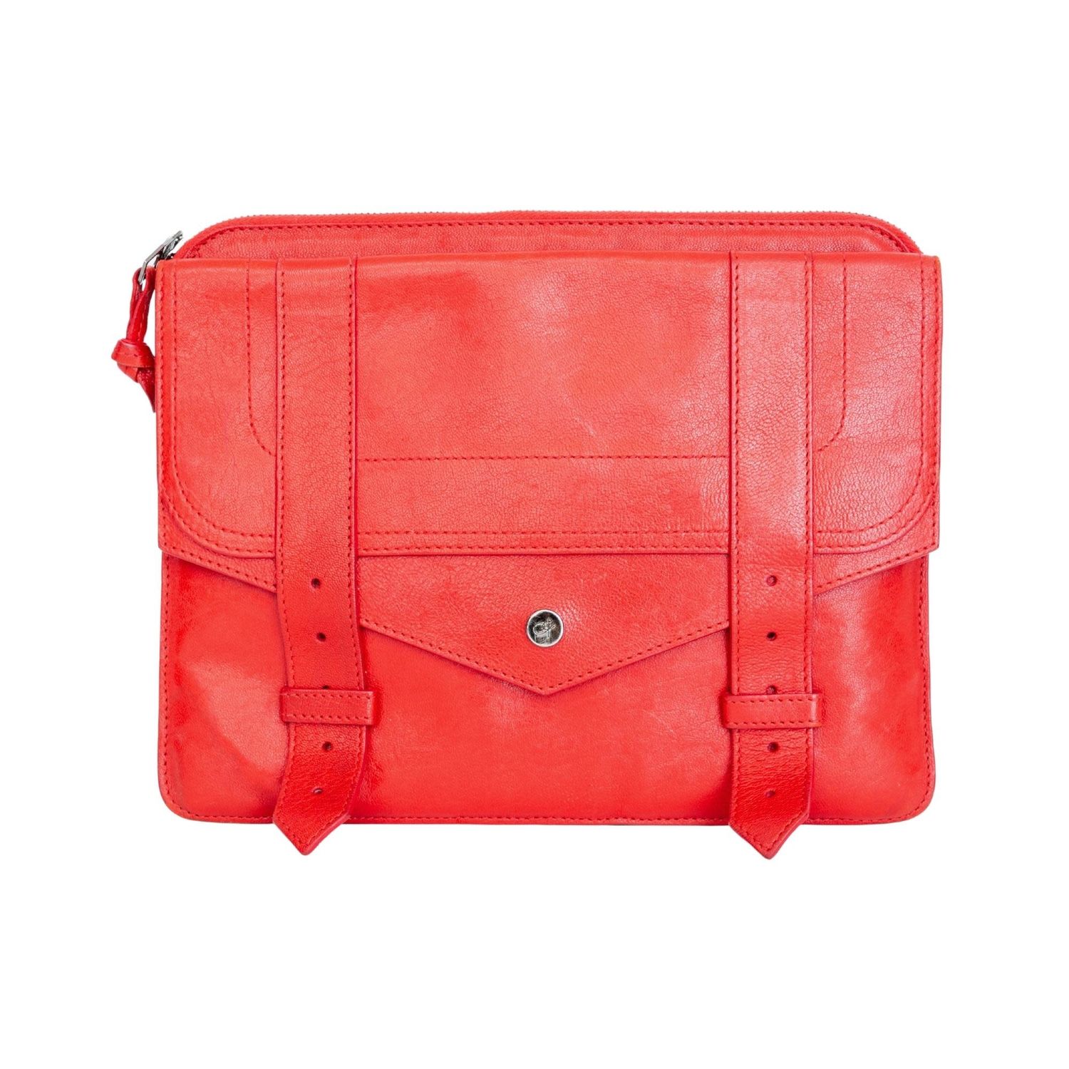 PROENZA SCHOULER RED LEATHER IPAD CASE