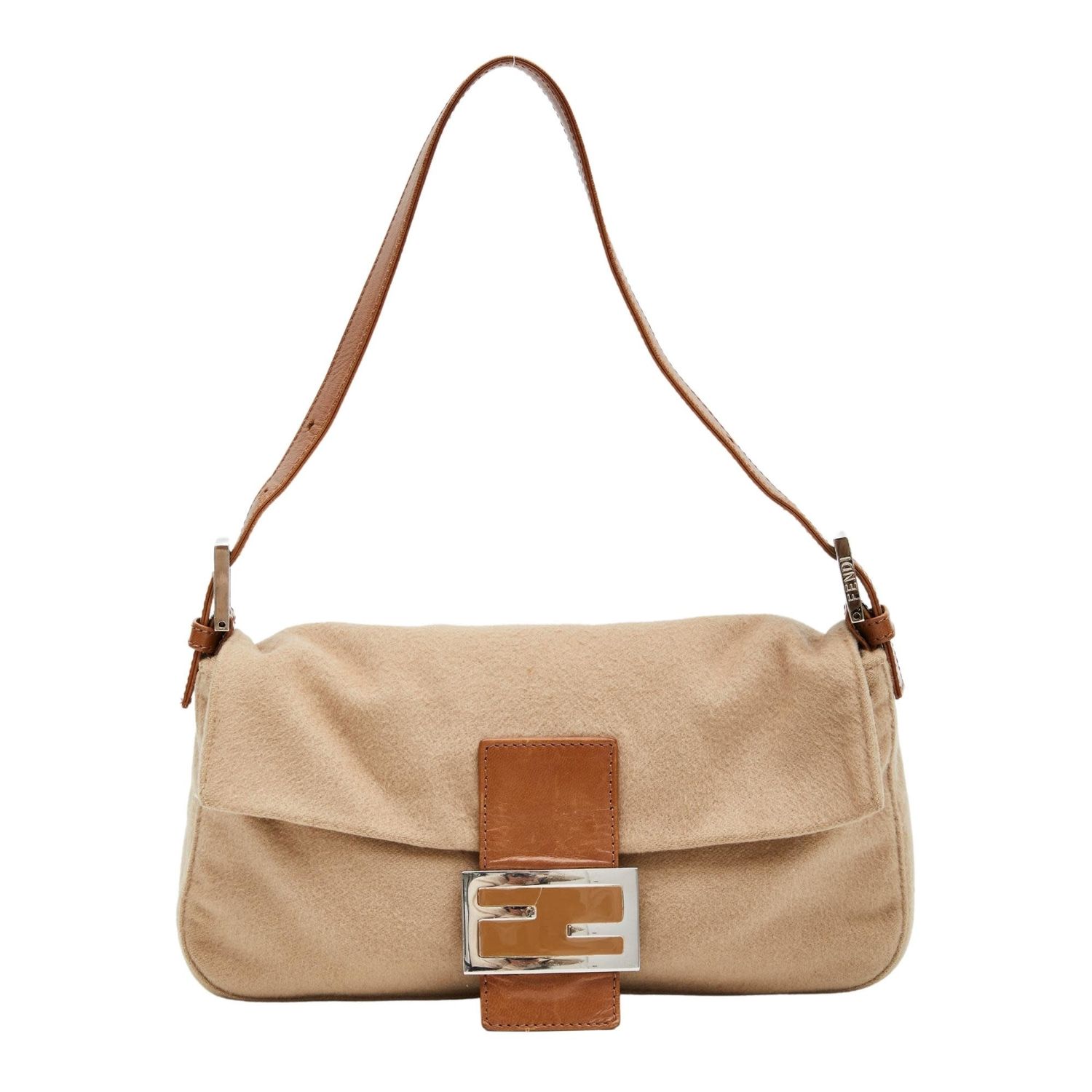 FENDI LIGHT BROWN BAGUETTE BAG