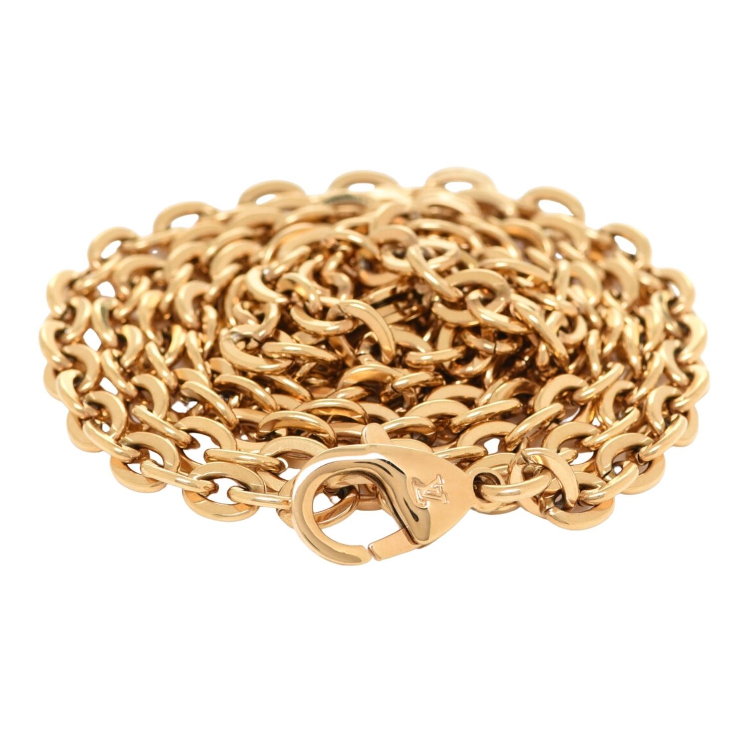 LOUIS VUITTON FELICIE BRASS CHAIN LONG SHOULDER STRAP