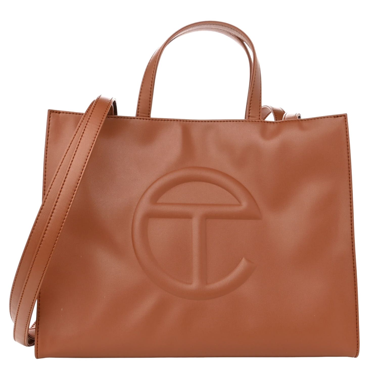 TELFAR MEDIUM TAN SHOPPING BAG