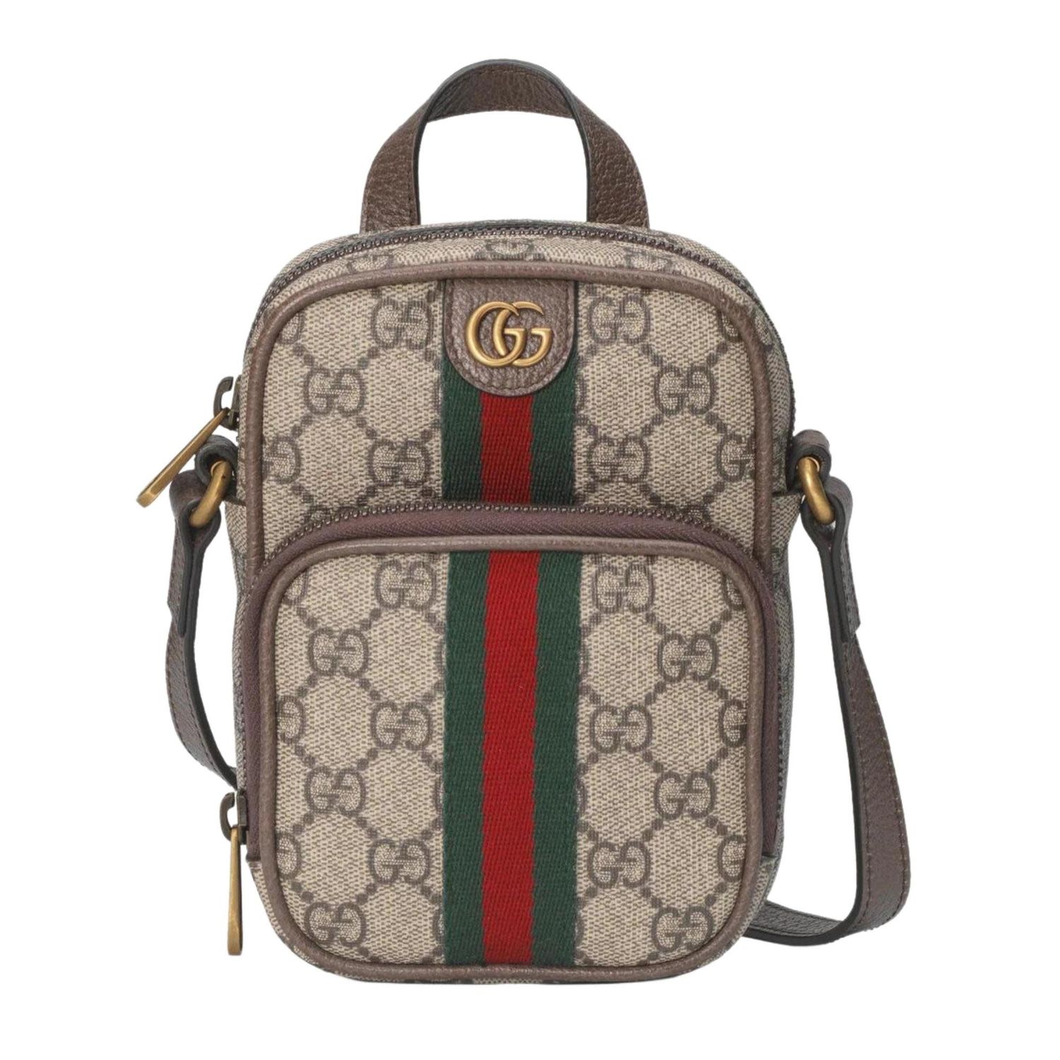 GUCCI GG SUPRME OPHIDIA MINI SHOULDER BAG (671682)
