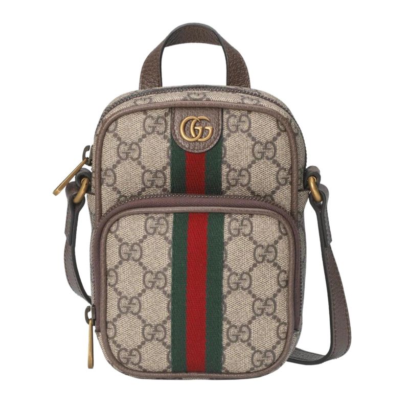 GUCCI GG SUPRME OPHIDIA MINI SHOULDER BAG (671682)