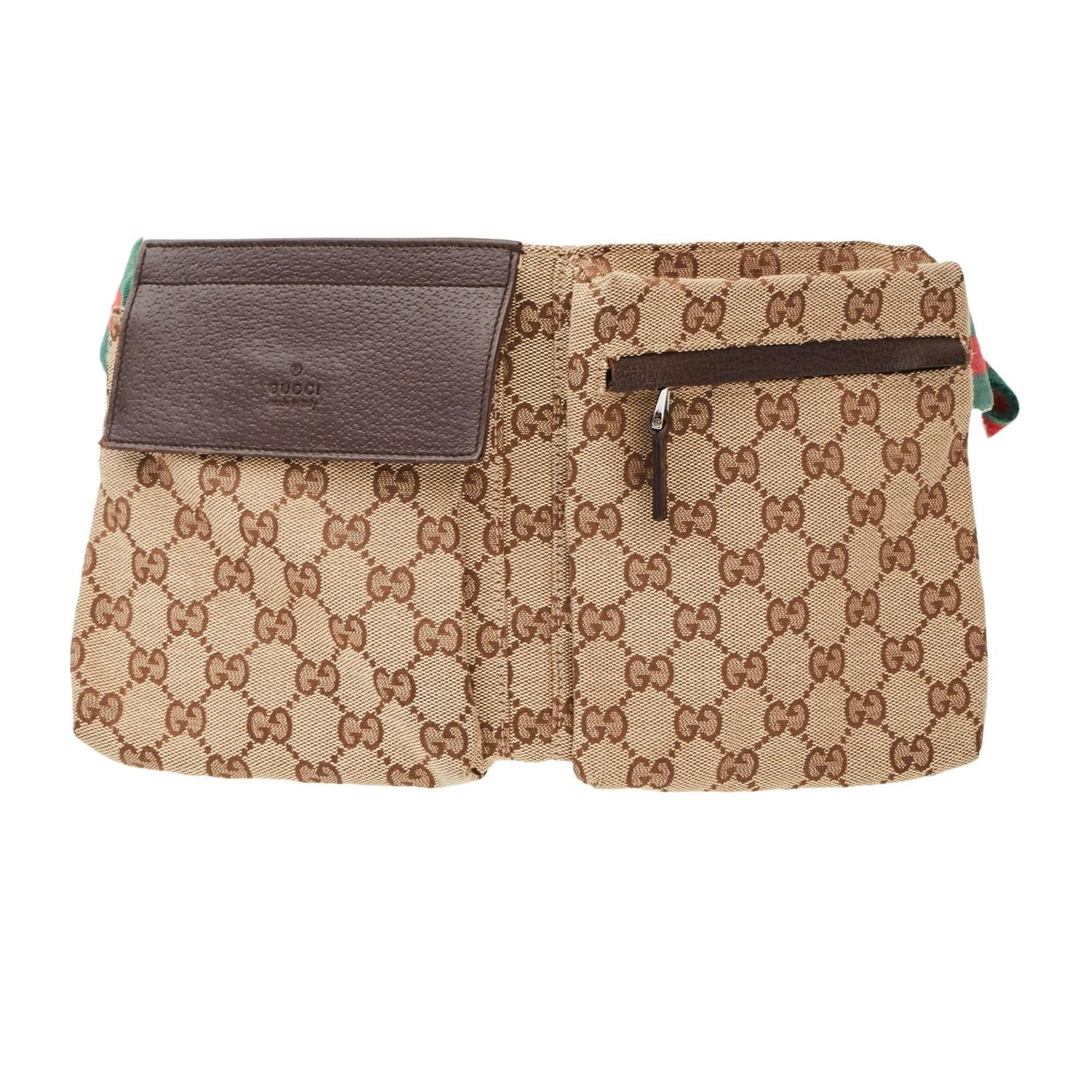 GUCCI GG MONOGRAM CANVAS FANNY PACK BELT BAG