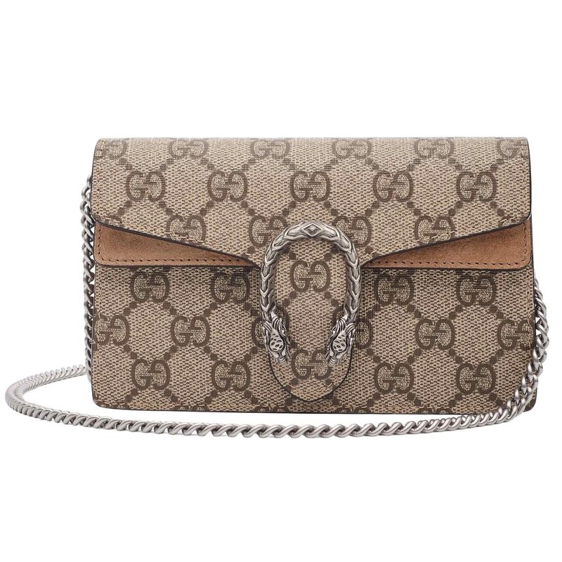 GUCCI SUPER MINI DIONYSUS MONOGRAM GG SUPREME BAG