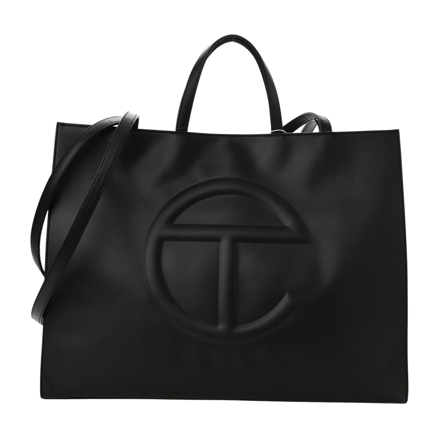 TELFAR LARGE SHOPPING BAG BLACK