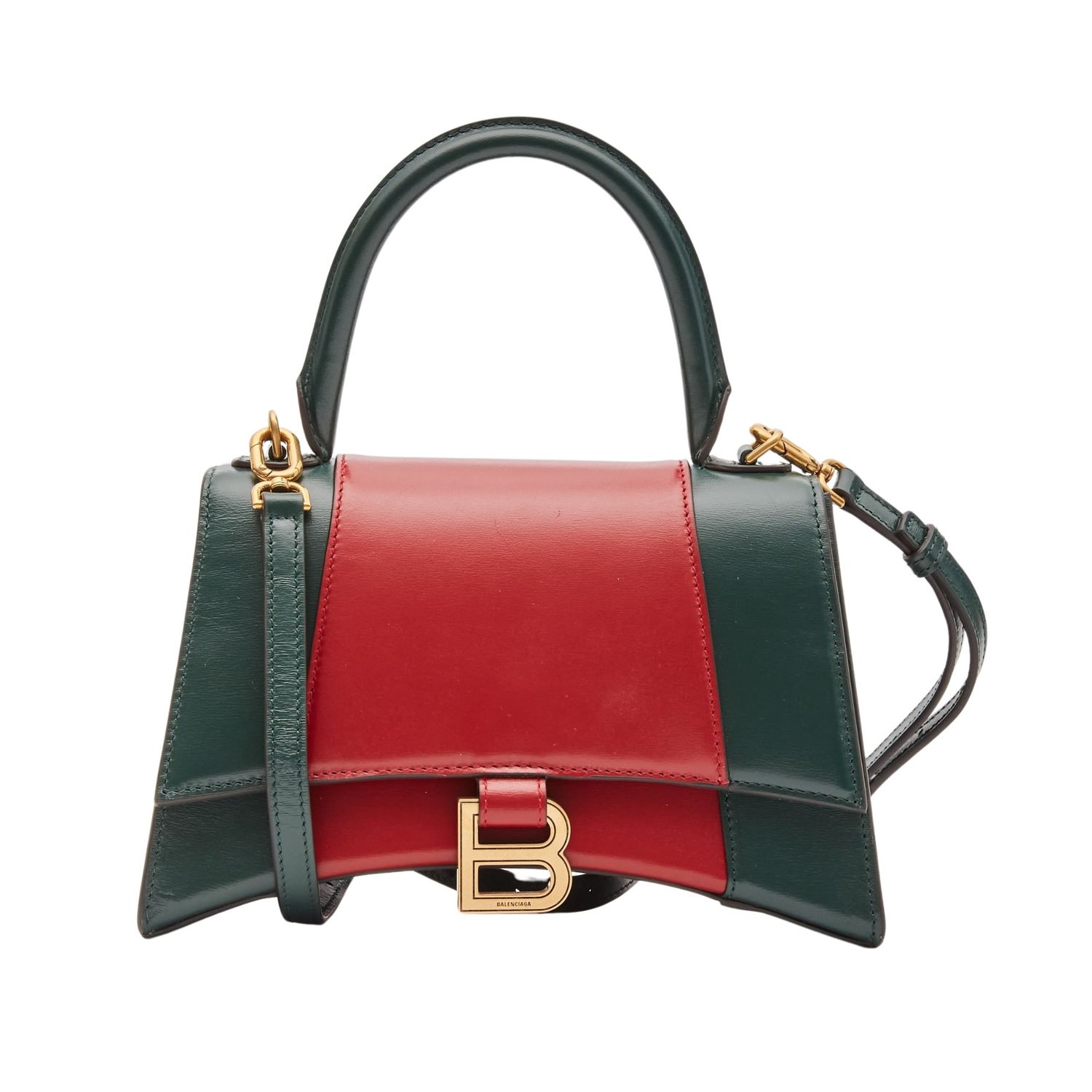 BALENCIAGA X GUCCI THE HACKER PROJECT WEB HOURGLASS BAG SMALL