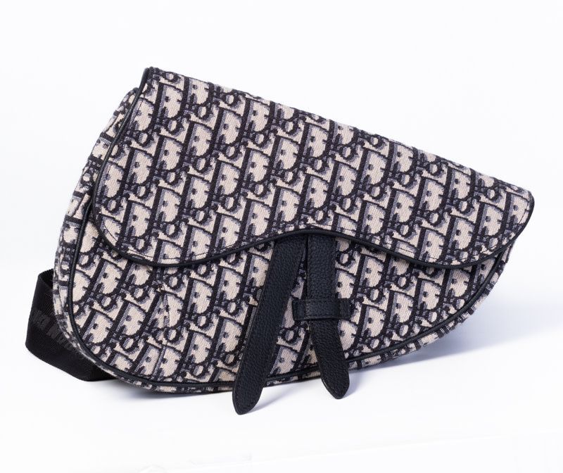 DIOR KIM JONES OBLIQUE CROSSBODY SADDLE BAG 2018