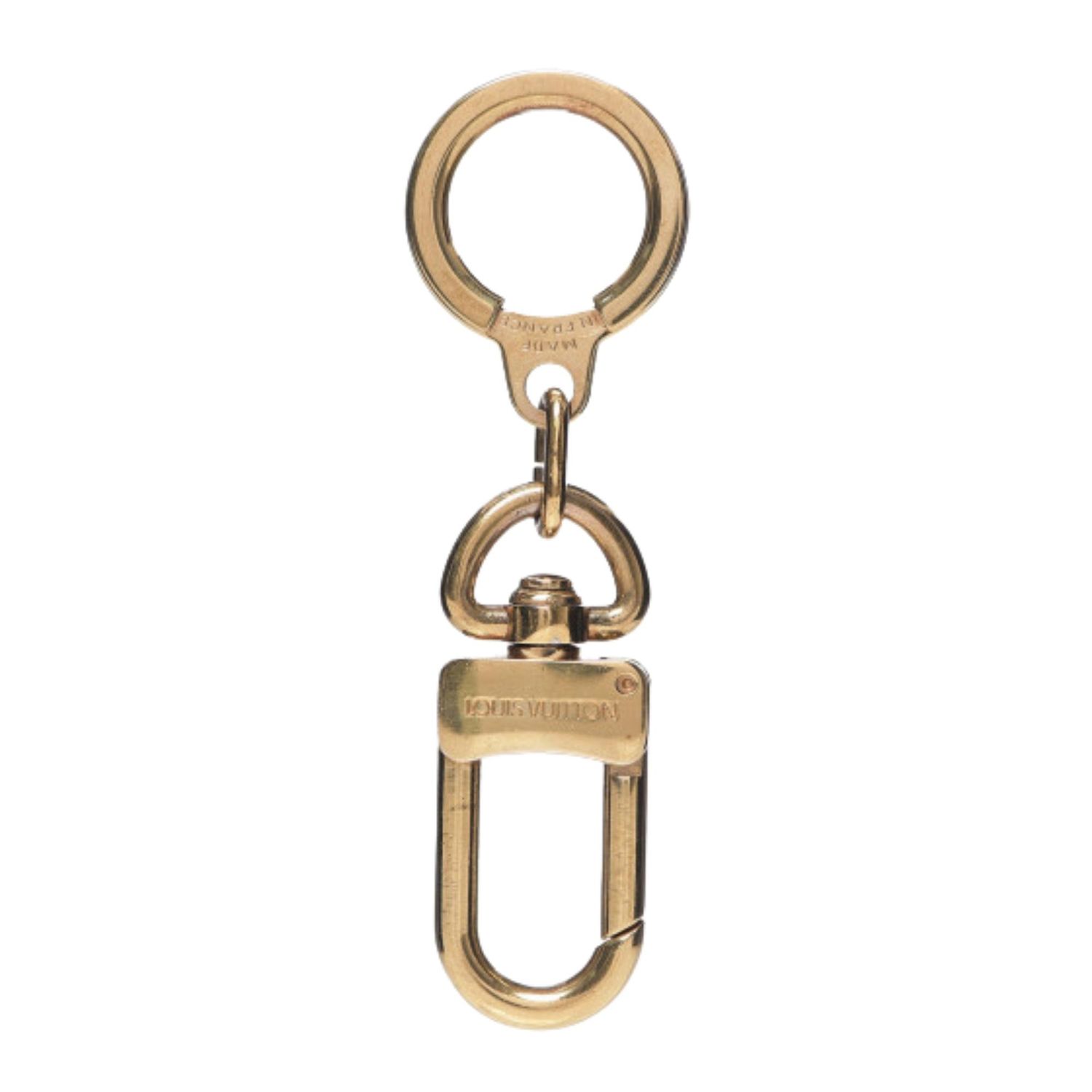 LOUIS VUITTON POCHETTE EXTENDER GOLD KEY RING