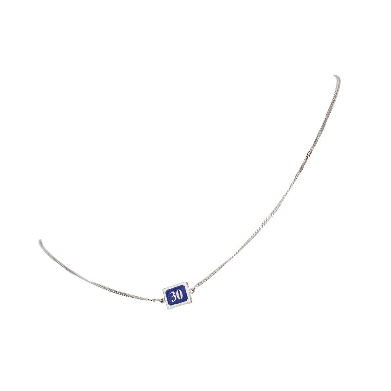 DIOR HOMME NUMBER 30 NECKLACE