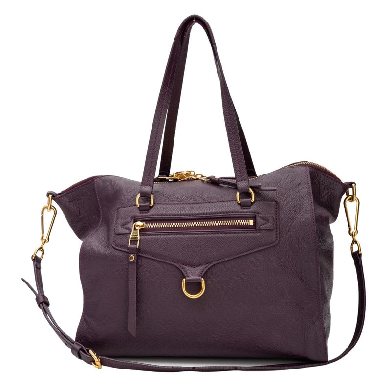 LOUIS VUITTON MONOGRAM EMPREINTE LUMINEUSE GM TOTE BAG (2011) PURPLE