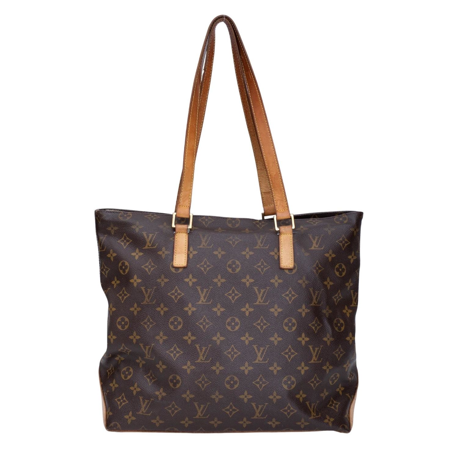 LOUIS VUITTON VINTAGE MONOGRAM CABAS MEZZO ALTO TOTE BAG (2001) GM