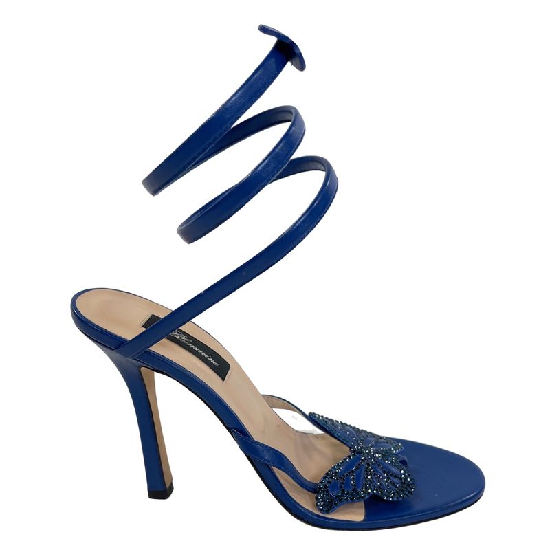 BLUMARINE BUTTERFLY BLUE HEELS (EU 40)