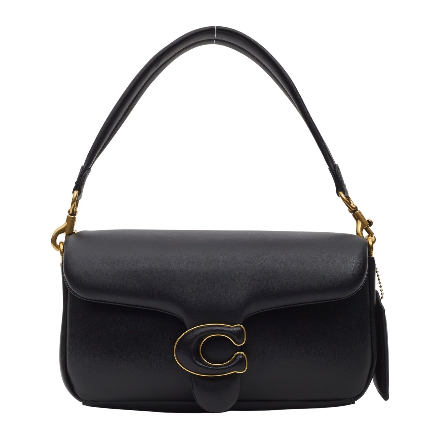 COACH BLACK LEATHER PILLOW TABBY SHOULDER BAG 26