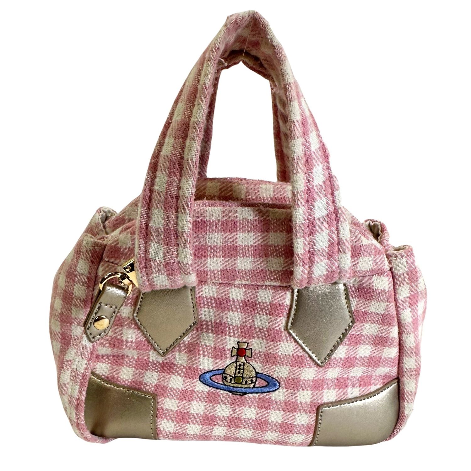 VIVIENNE WESTWOOD PINK MINI ARCHIVE YASMINE BAG