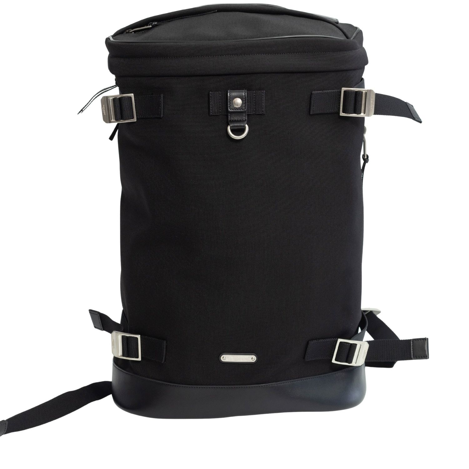 SAINT LAURENT BLACK CANVAS RIVINGTON RACE BACKPACK