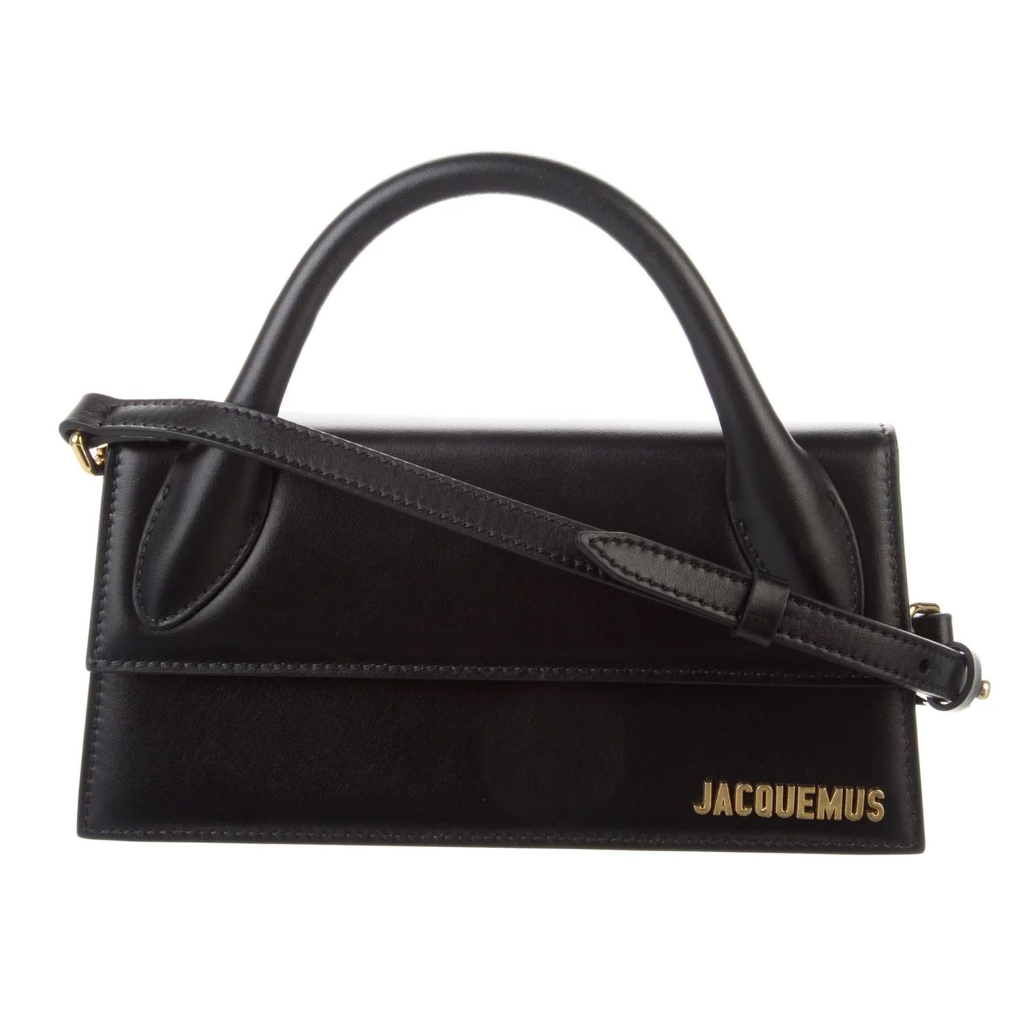 JACQUEMUS LE CHIQUITO LONG BLACK SHOULDER BAG