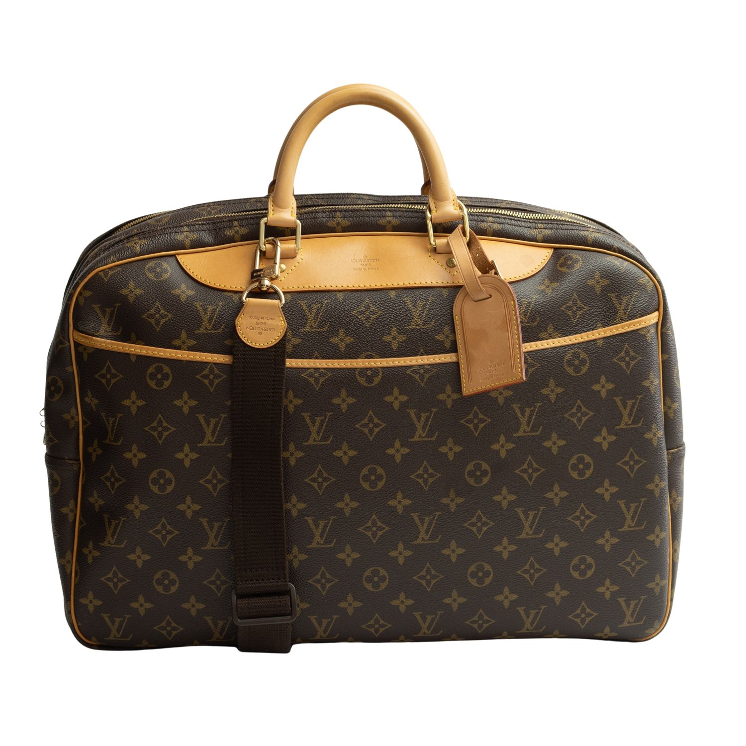 LOUIS VUITTON MONOGRAM ALIZE 24 HEURES SOFT SUITCASE TRAVEL BAG TROUVILLE