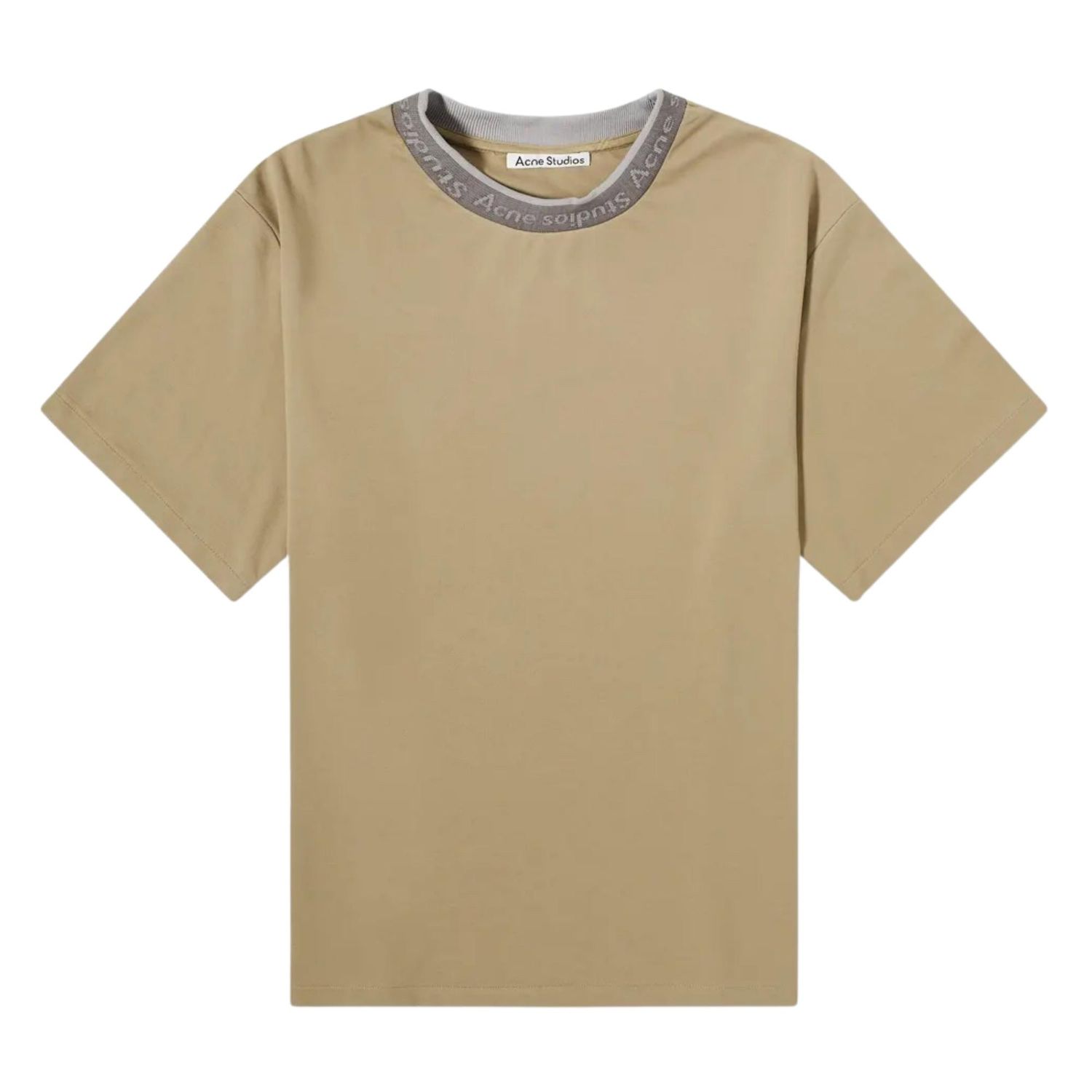ACNE STUDIOS LOGO MOCK NECK T (XL)