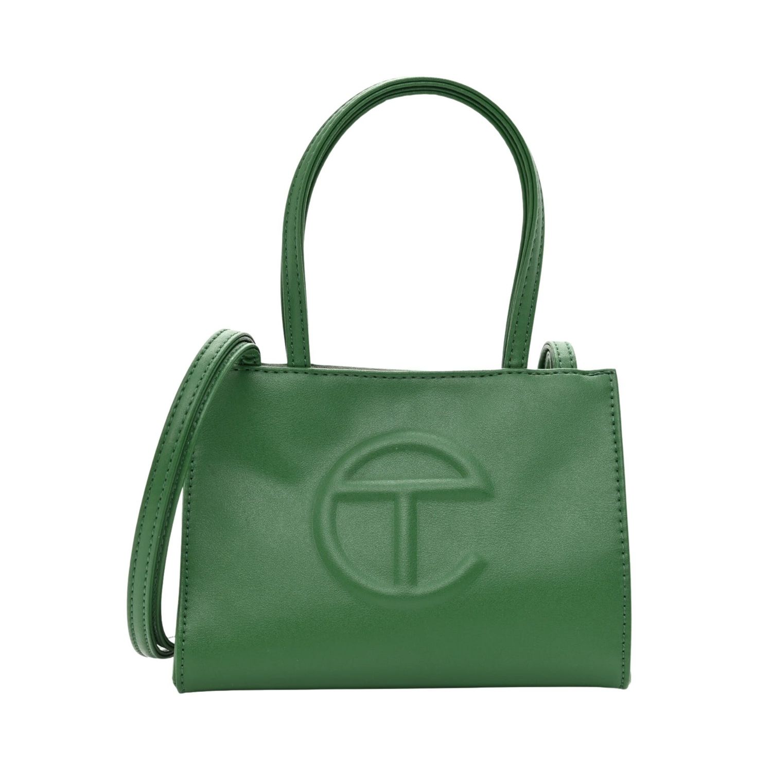 TELFAR SMALL GREEN SHOPPING BAG