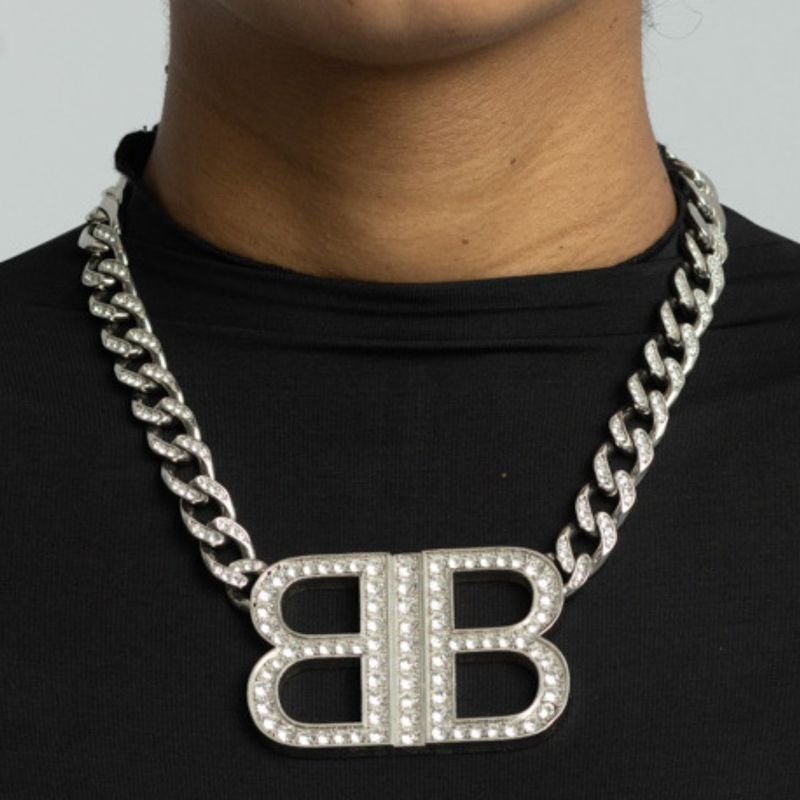 Bb Stack Chain SILVER CURB CHAIN BB 2.0 NECKLACE
