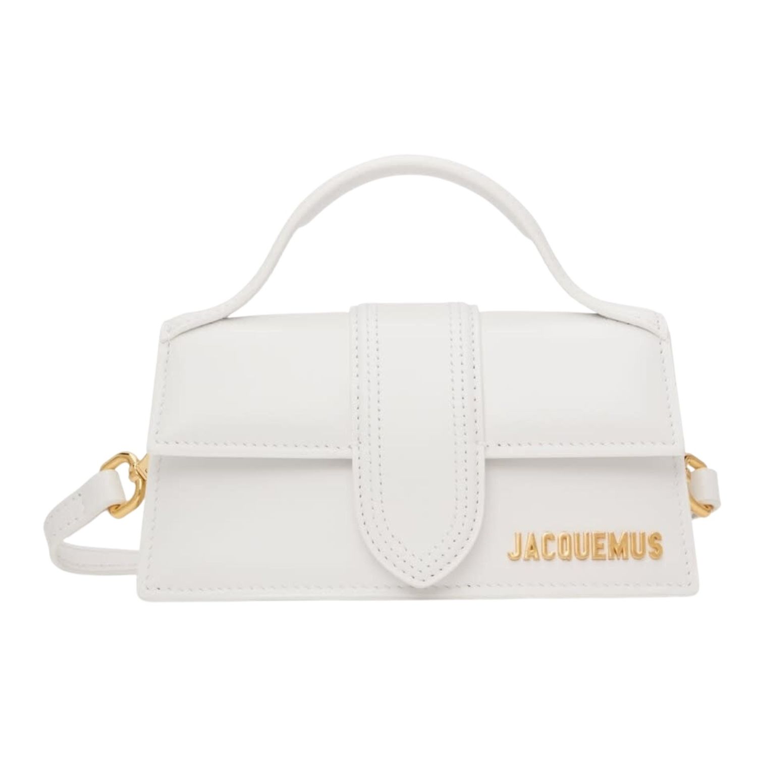 JACQUEMUS BAMBINO POCHETTE CUIR BLANC